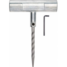 Hand rasp with metal handle