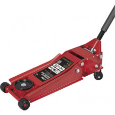 Professional garage jack 2.5t with foot pump. Low profile