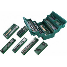 Tool box with trays and SATA tools