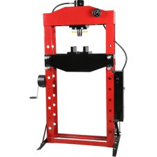 Hydraulic shop press with gauge 50t (foot pump)