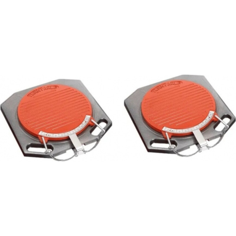 Red turntable set (2pcs)