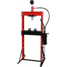 Hydraulic shop press with gauge 20t (foot pump)
