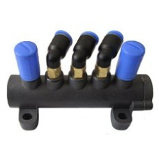 Tyre changer complete 5-way valve [l-union]. Spare part