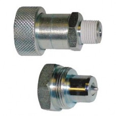 Hydraulic quick coupler set 2pcs.