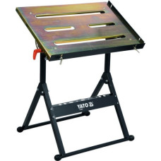 Folding welding table