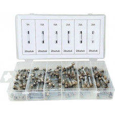 Glass fuse set 120pcs 5-30A