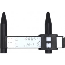 Wheel/rim bolt pattern measuring tool