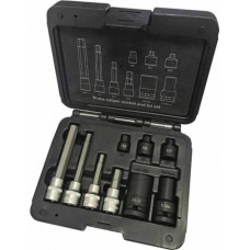 Brake caliper socket and bit socket set 9pcs