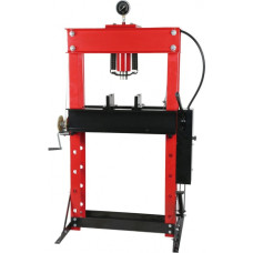 Hydraulic shop press with gauge 40t (foot pump)