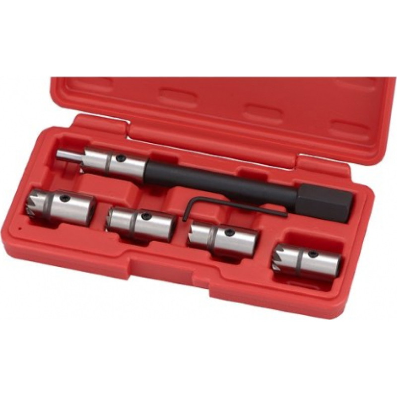 Diesel injector seat cutter kit 6pcs.