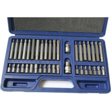 Screwdriver bit set 40pcs. TORX. HEX. SPLINE