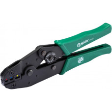 Ratchet crimping pliers for insulated terminals