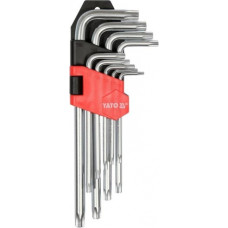 L-type hex key TORX  set 9pcs. (T10-T50) with hole