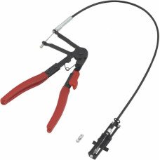 Remote action hose clip tool
