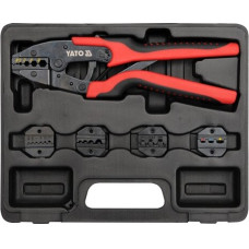 Quick interchangeable ratchet crimper set