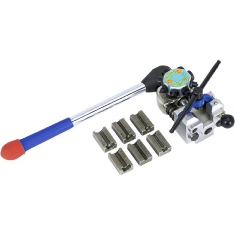 Turret type brake flaring tool kit