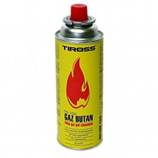 Cylinder with gas (butane) for the burner (flame gun)