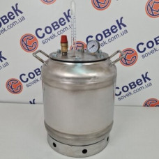 Flanged autoclave for 32 cans (stainless steel)