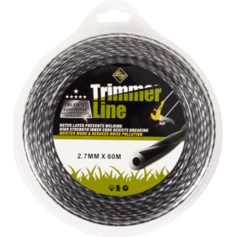 TRI TWIST 2,7 / 60M Trimmer cord