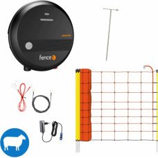 Electric shepherd set for sheep with mesh
