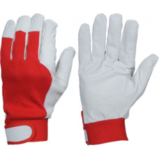 Work gloves leather-polyester FLEX-TOUCH / 10 (XL)