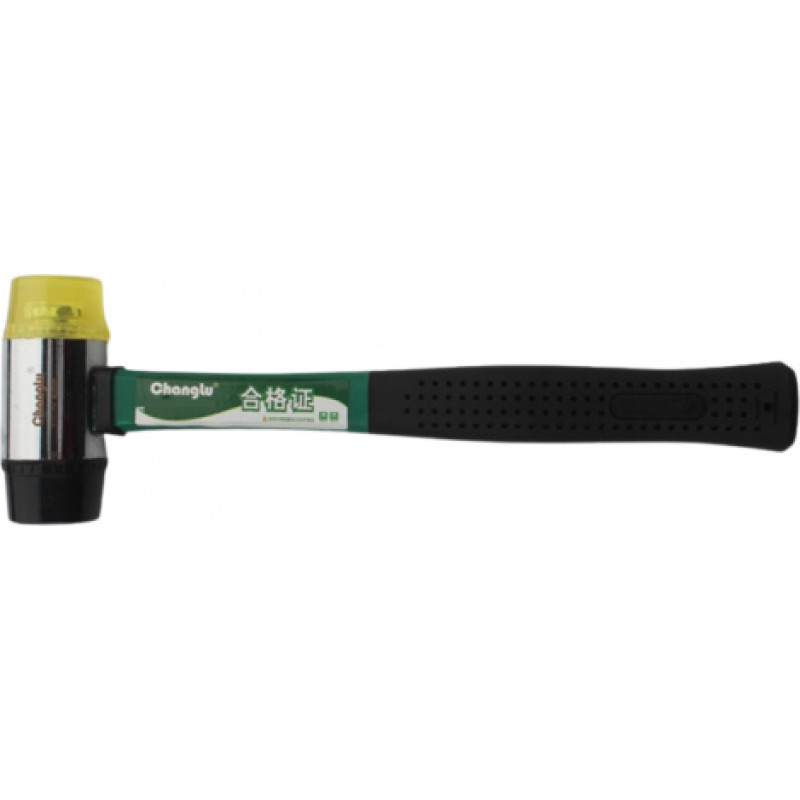 Mounted hammer with plastic fibreglass handle / 0.5kg, Ø 40mm, L=305mm