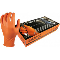 Disposable nitrile gloves Grippaz M-Safe 246OR / 8 (M) (50 pcs.)