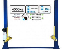 Гидравлический двухстоечный подъемник с механическими предохранителями, 4,0 т/4,0 т, 380 В