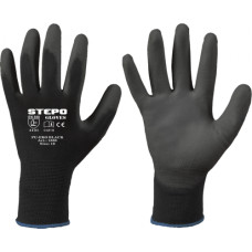 Work gloves coated PU-EKO / 10 (XL) Black