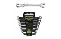 Combination wrenches with ratchet